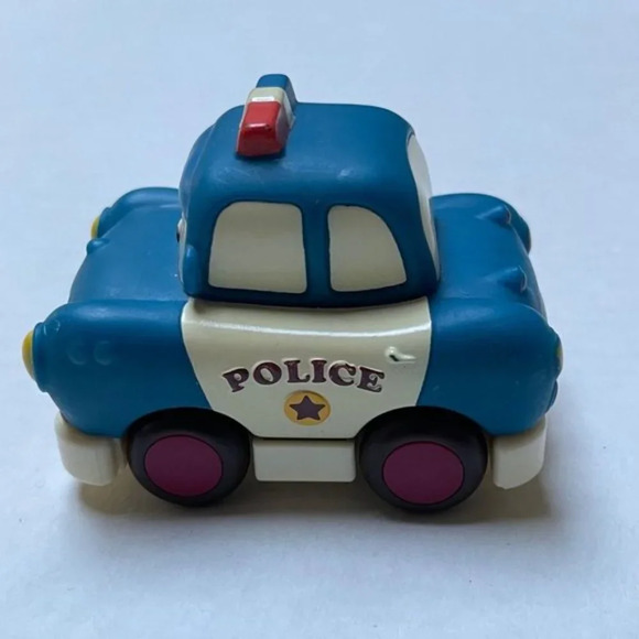 B You Police Car Pull Back Squad School Law Kids Toy Mini Car Working Condition - Picture 3 of 7